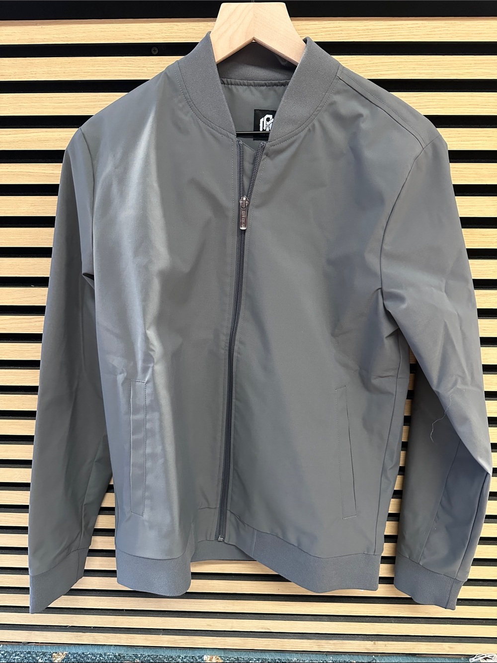 Men's Gray Bomber Jacket